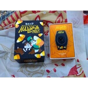 Disney Mickey's Not So Scary Halloween Party 2017 Chip & Dale Magic Band LE 2500